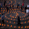 2014 Festival of Light and Gratitude: The 2nd Annual Black Friday luminous labyrinth walk at Baker Beach